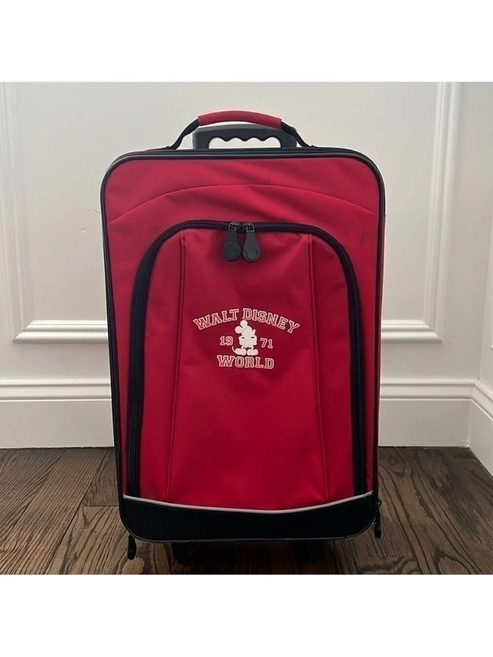 1971 Walt Disney Rolling Suitcase/Kids Overnight Bag/ Kids Disney Carry …